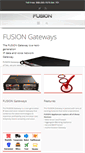 Mobile Screenshot of fusiongateways.com